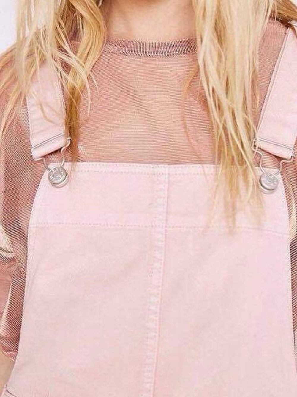 Urban Outfitters Pink Pinafore Dress